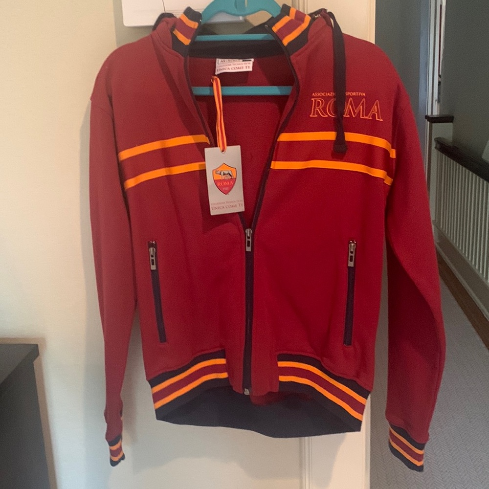 AS Roma authentic Sweat Jacket, new with tags